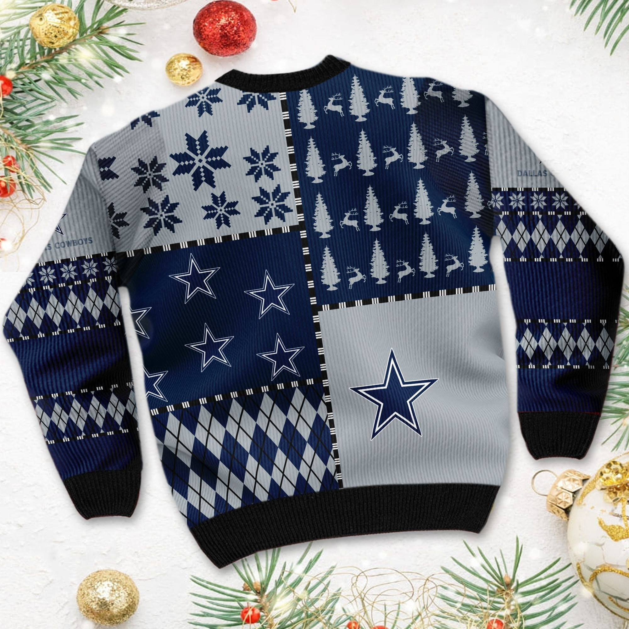 Dallas Cowboyss Full Size For Sale Best Christmas Gift For Cowboys Fans Ugly Christmas Sweater, Perfect Holiday Gift - Image 4