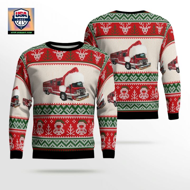 Dallas Fire Station 19 AOP Sweater