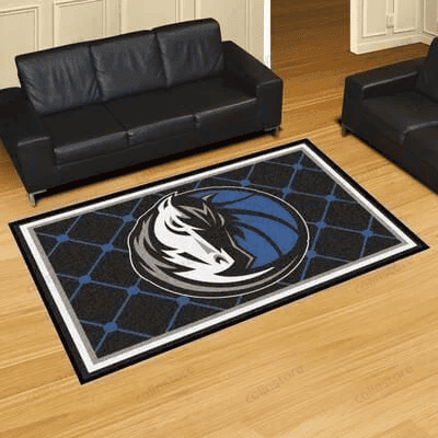 Dallas Mavericks Team Logo Gifts 3D Rectangle Area Rug – Full Print Carpet For Living Room & Bedroom Home Decor