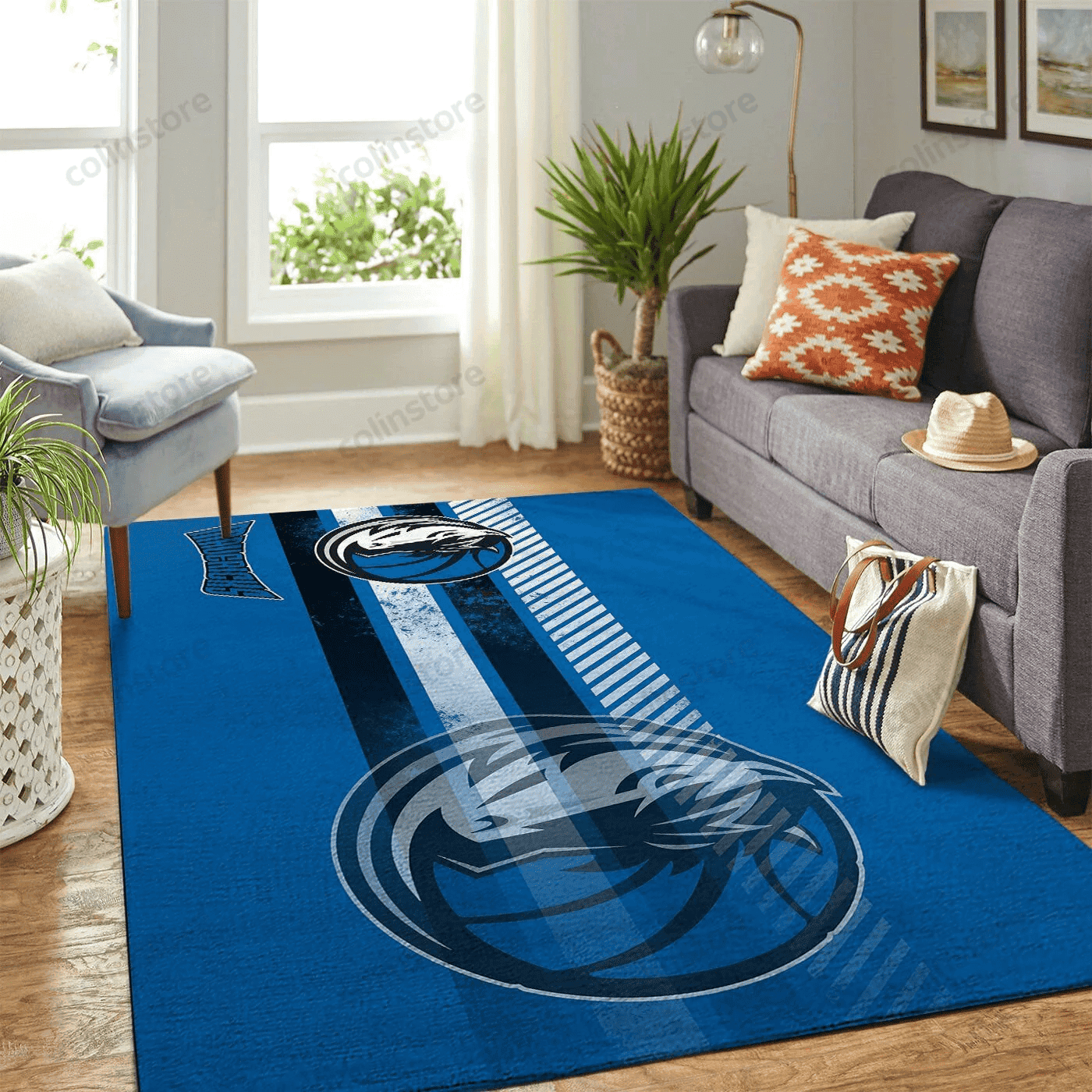 Dallas Mavericks Team Logo Nice Gift 3D Rectangle Area Rug – Full Print Carpet For Living Room & Bedroom Home Decor