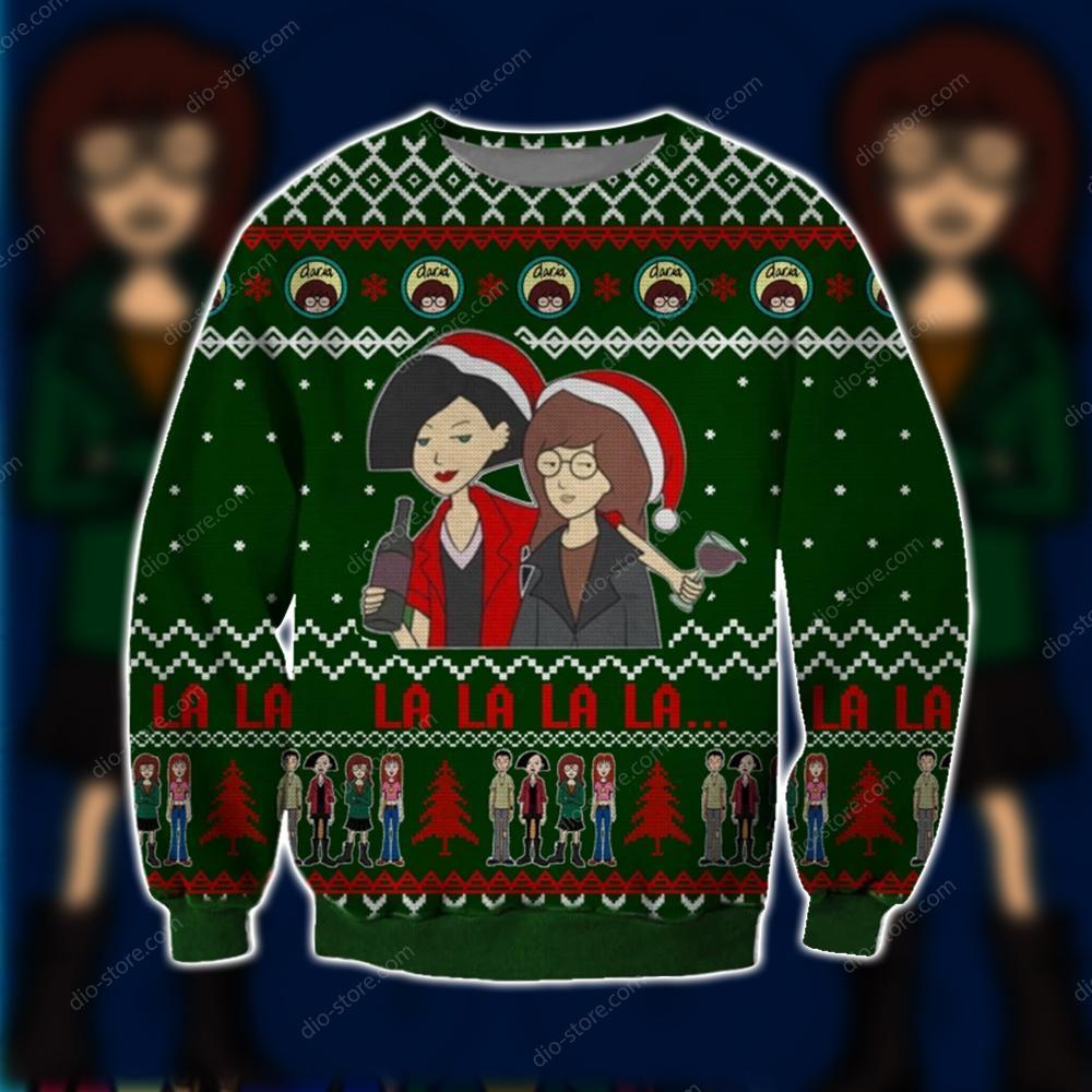 Daria 3D Knitting Pattern 3D Print Ugly Christmas Sweater