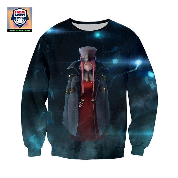 Darling In The Franxx Sweater Zero Two In Ape Special Force Uniform Sweater Otakuform Anime Manga Shop Inc