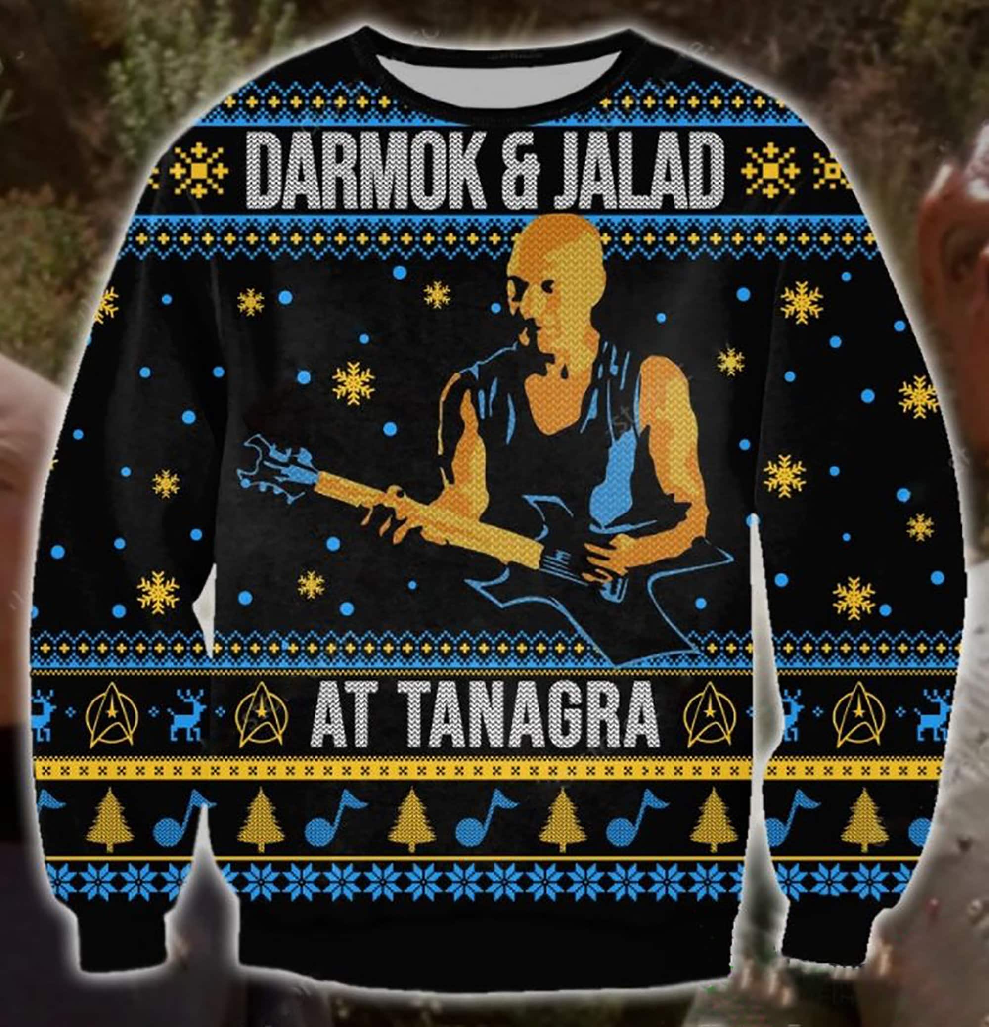 Darmok And Jalad At Tanagra Logo Ugly Christmas Sweater