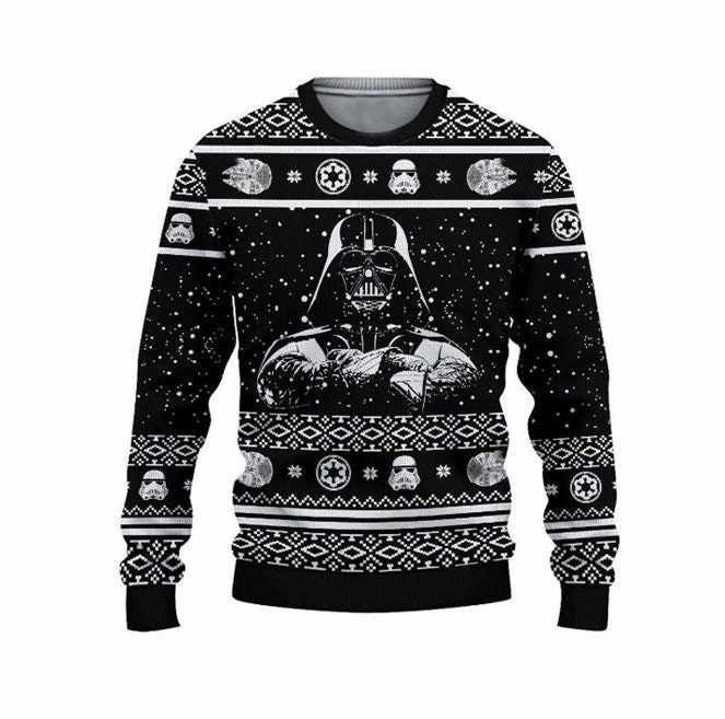 Darth Vader Black Ugly Christmas Sweater
