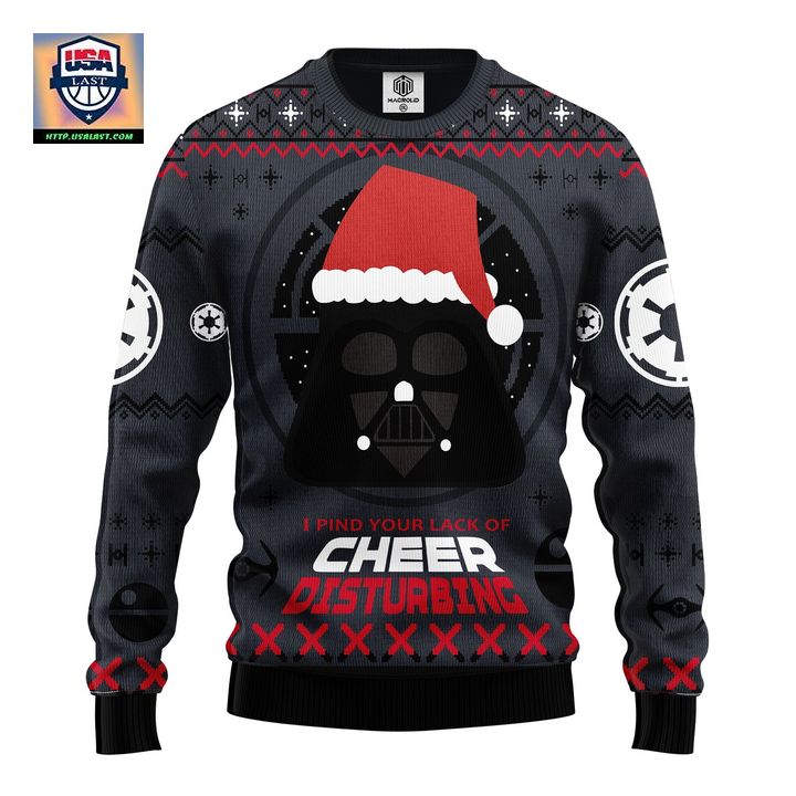Darth Vader Cheer Ugly Christmas Sweater Amazing Gift Idea Thanksgiving Gift