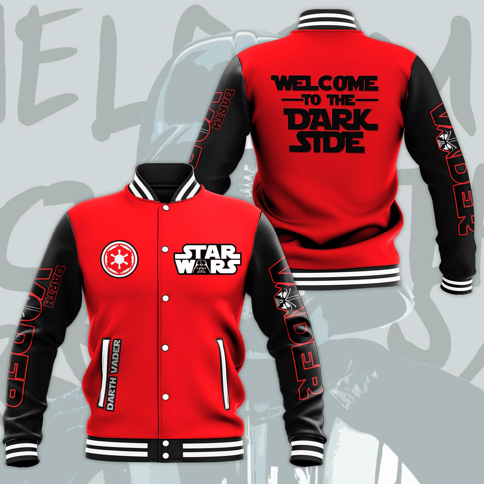 Darth Vader Fashion Baseball Jacket for Men & Women | Star Wars Fan Gift