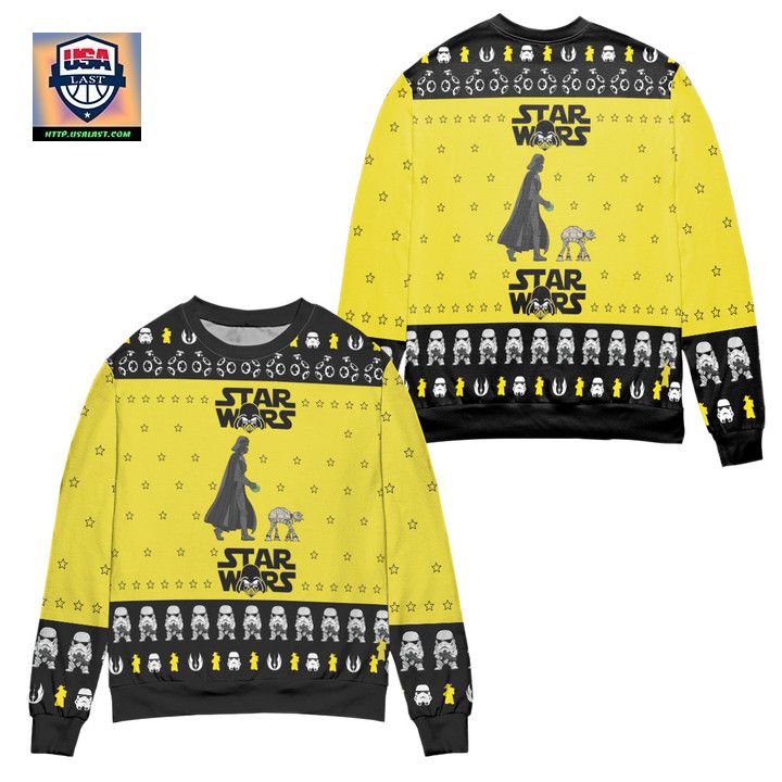 Darth Vader Walking Pet AT-AT Star Wars Ugly Christmas Sweater