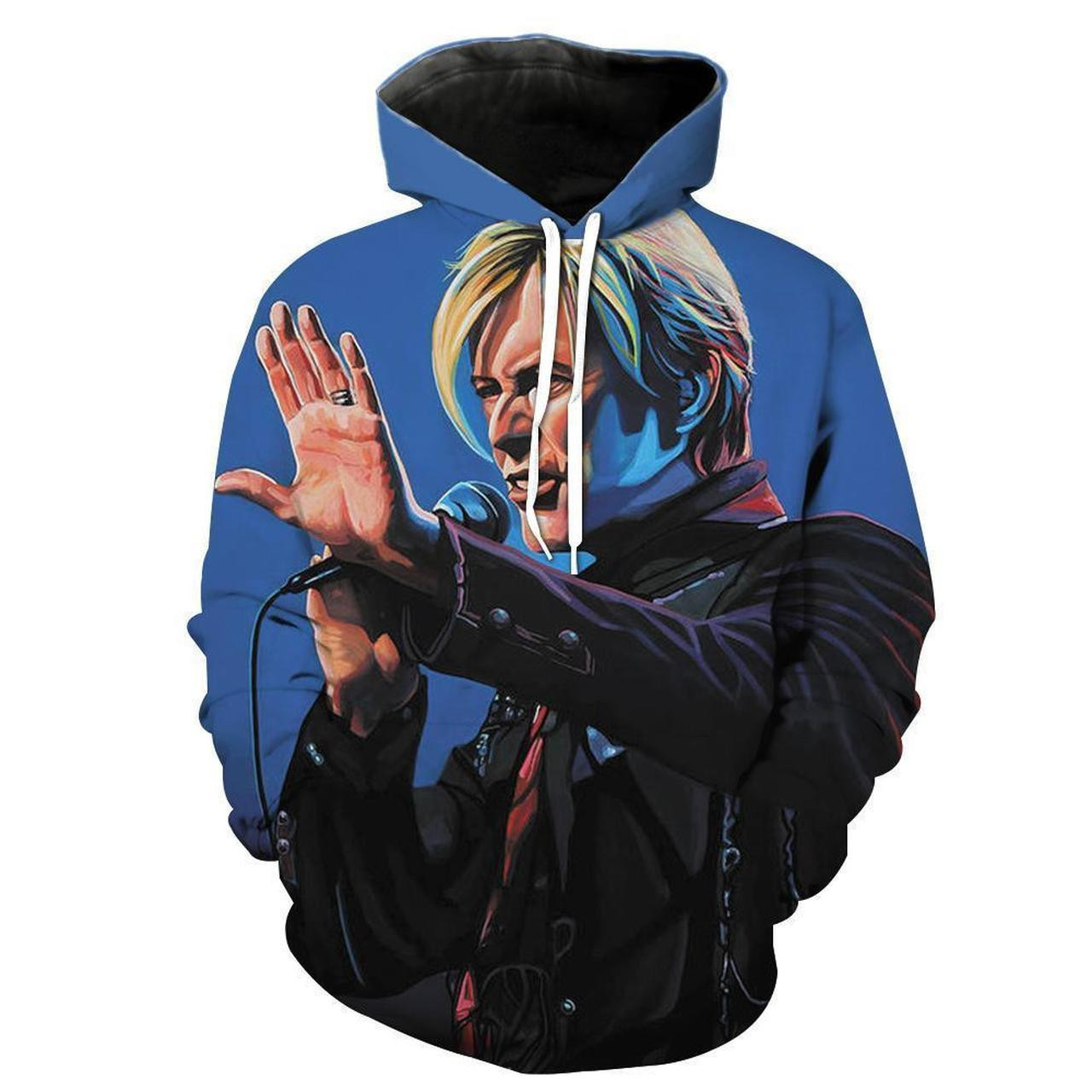 David Bowie 3D All Over Print Hoodie & Zip Hoodie