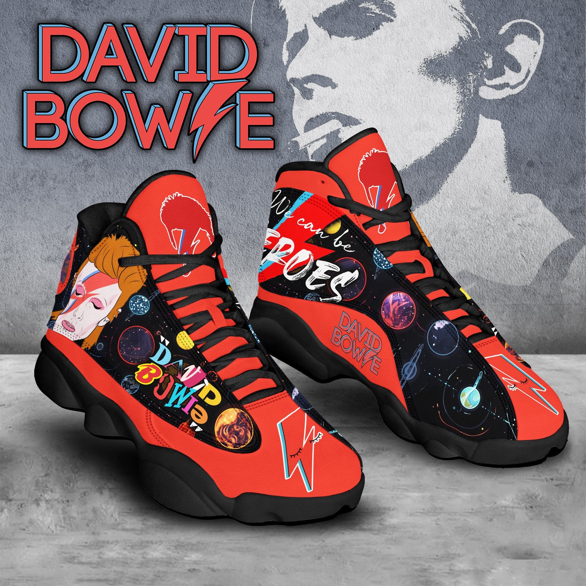 David Bowie JD13 Sneakers Shoes for Men & Women | Stylish Streetwear Shoes