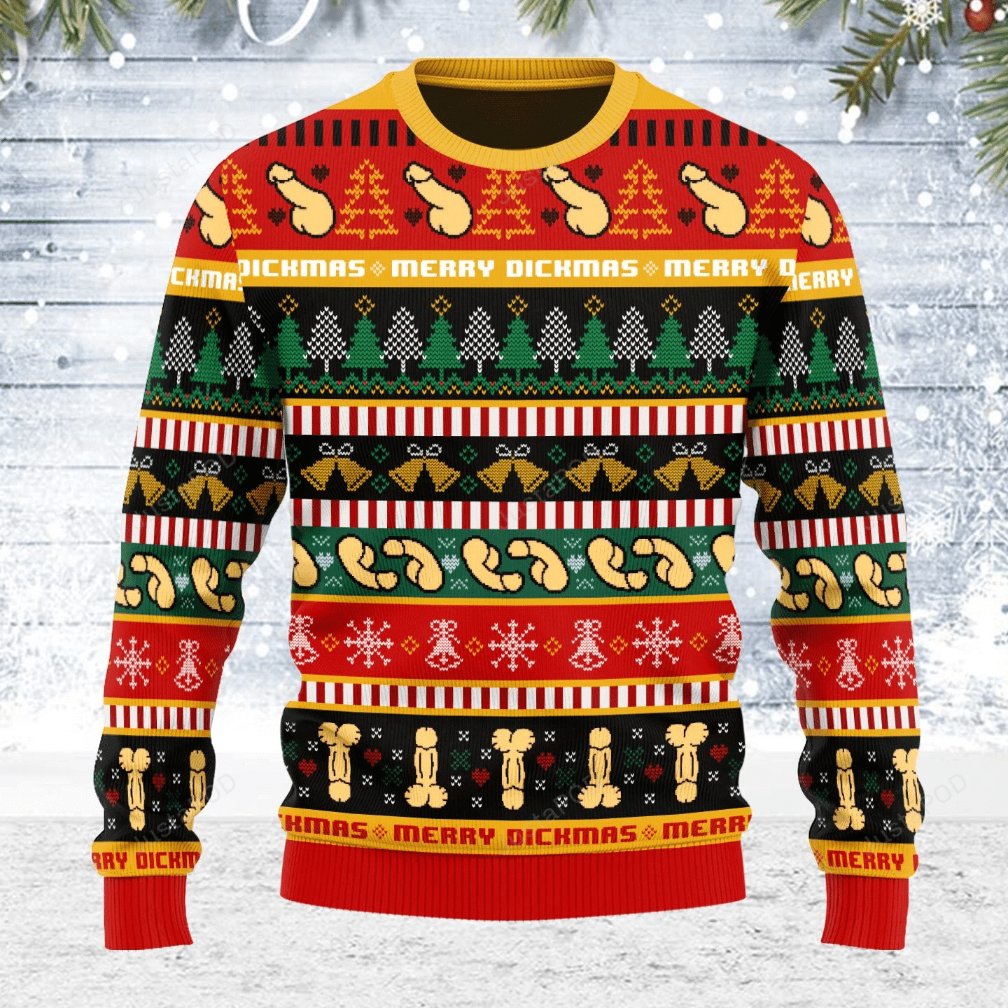 D**Ck Ugly Christmas Sweater, Perfect Holiday Gift