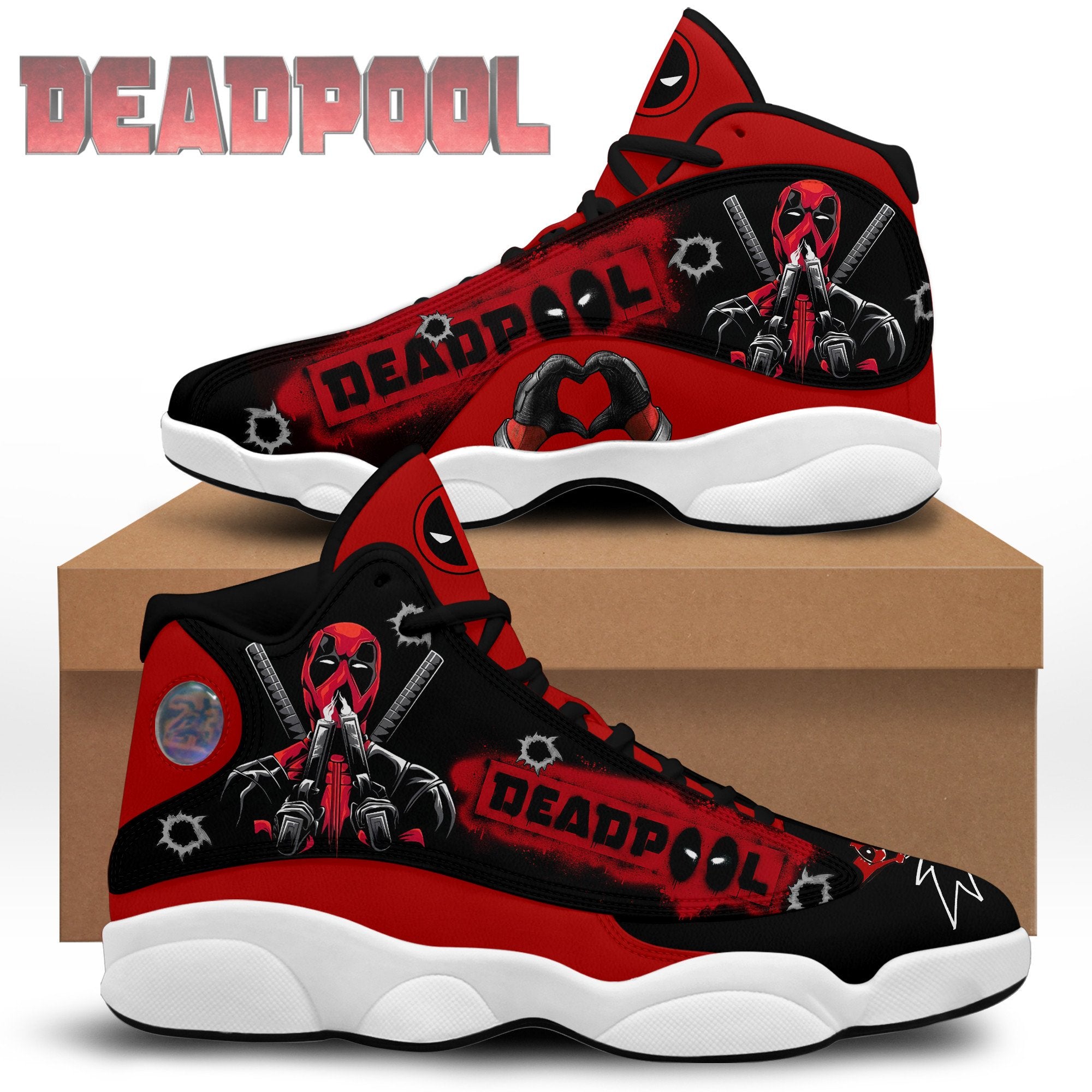 Deadpool JD13 Sneakers Shoes for Men & Women | Stylish Streetwear Shoes