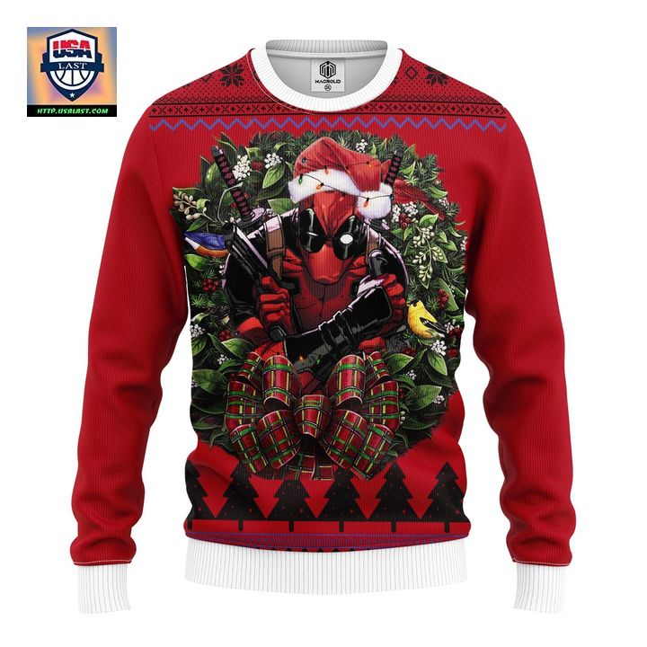 Deadpool Professor X Noel Mc Ugly Christmas Sweater Thanksgiving Gift