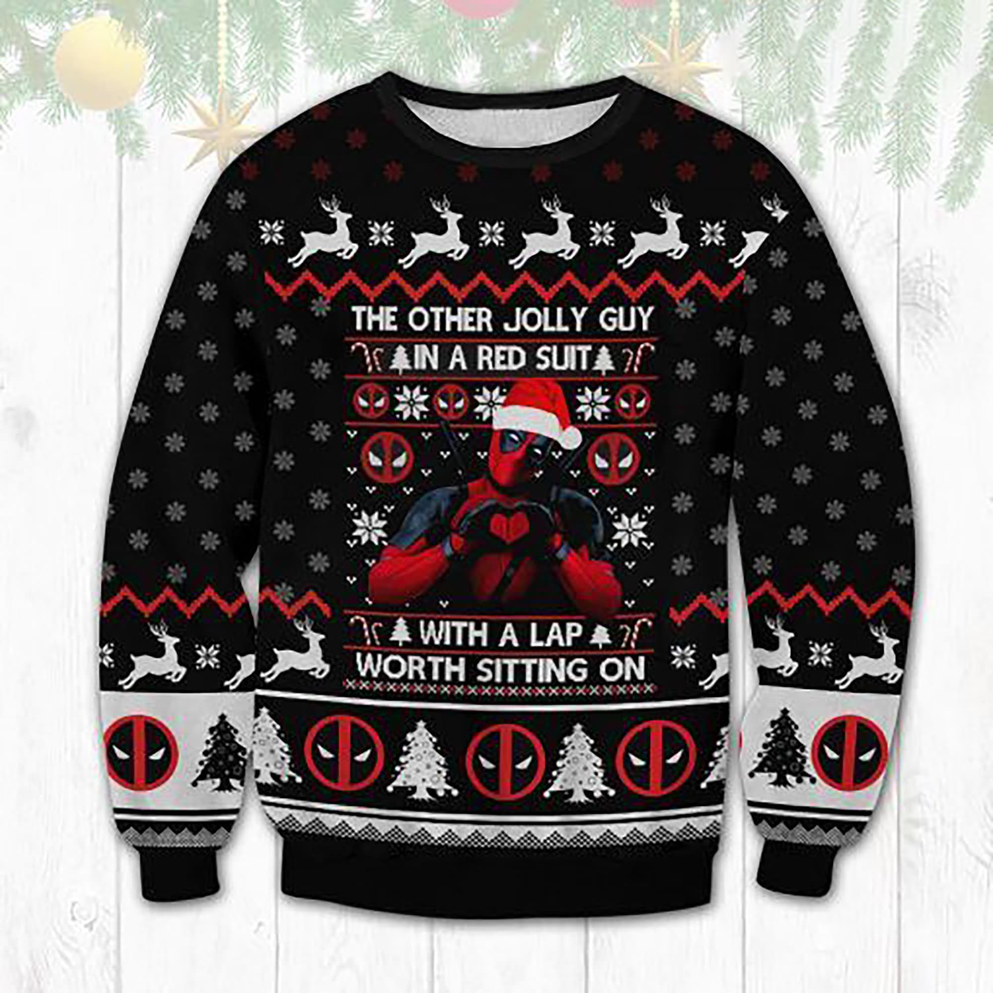 Deadpool The Other Jolly Guy Ugly Christmas Sweater