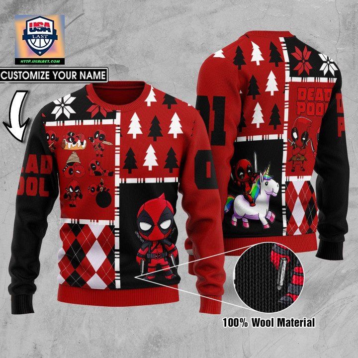 Deadpool Ugly Knitted Sweater