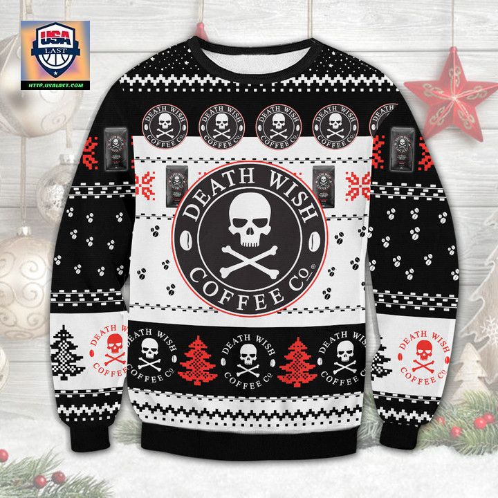 Death Wish Coffee Ugly Christmas Sweater