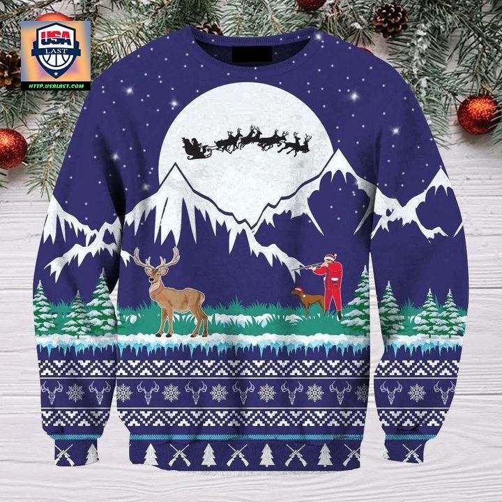 Deer Hunting Christmas Unisex 3D Ugly Christmas Sweater