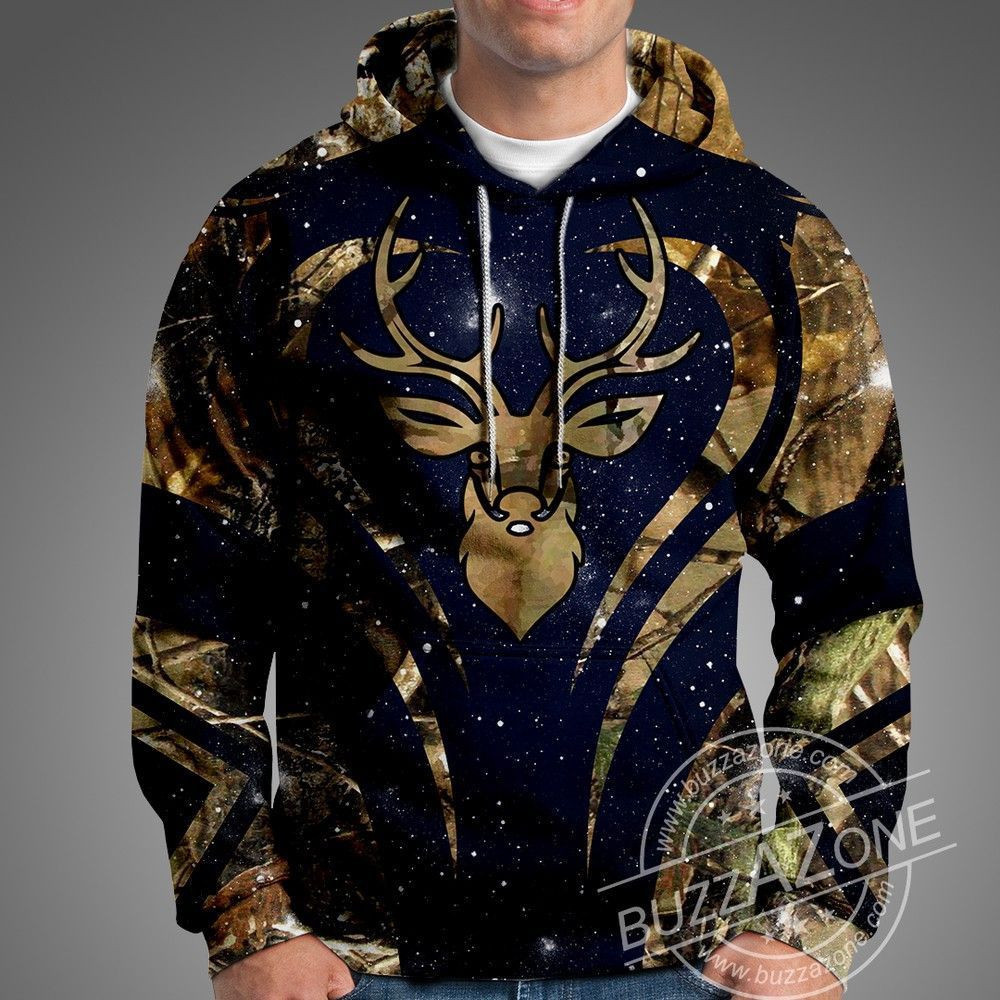 Deer Hunting Pattern 3D All Over Print Hoodie & Zip Hoodie