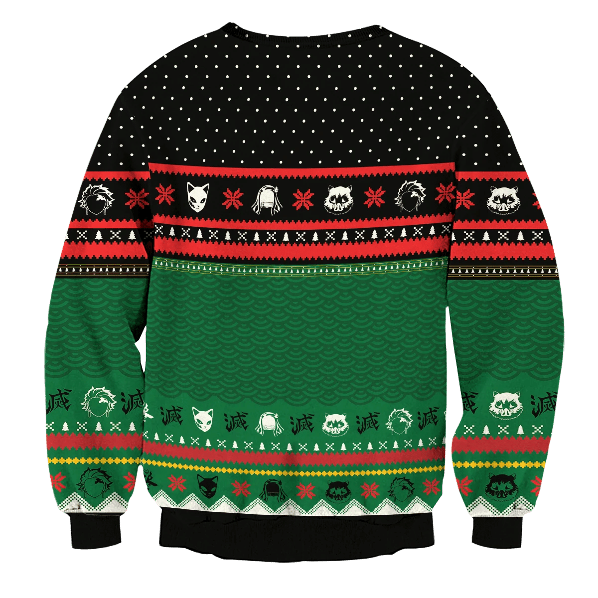 Demon Slayer Holiday Ugly Christmas Sweater - Image 3