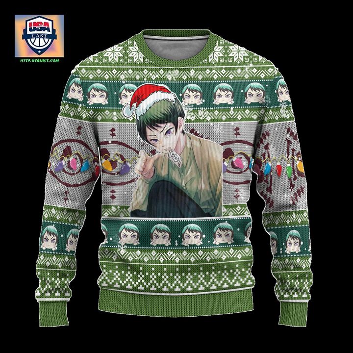 Demon Slayer Yushiro Anime Ugly Christmas Sweater Xmas Gift