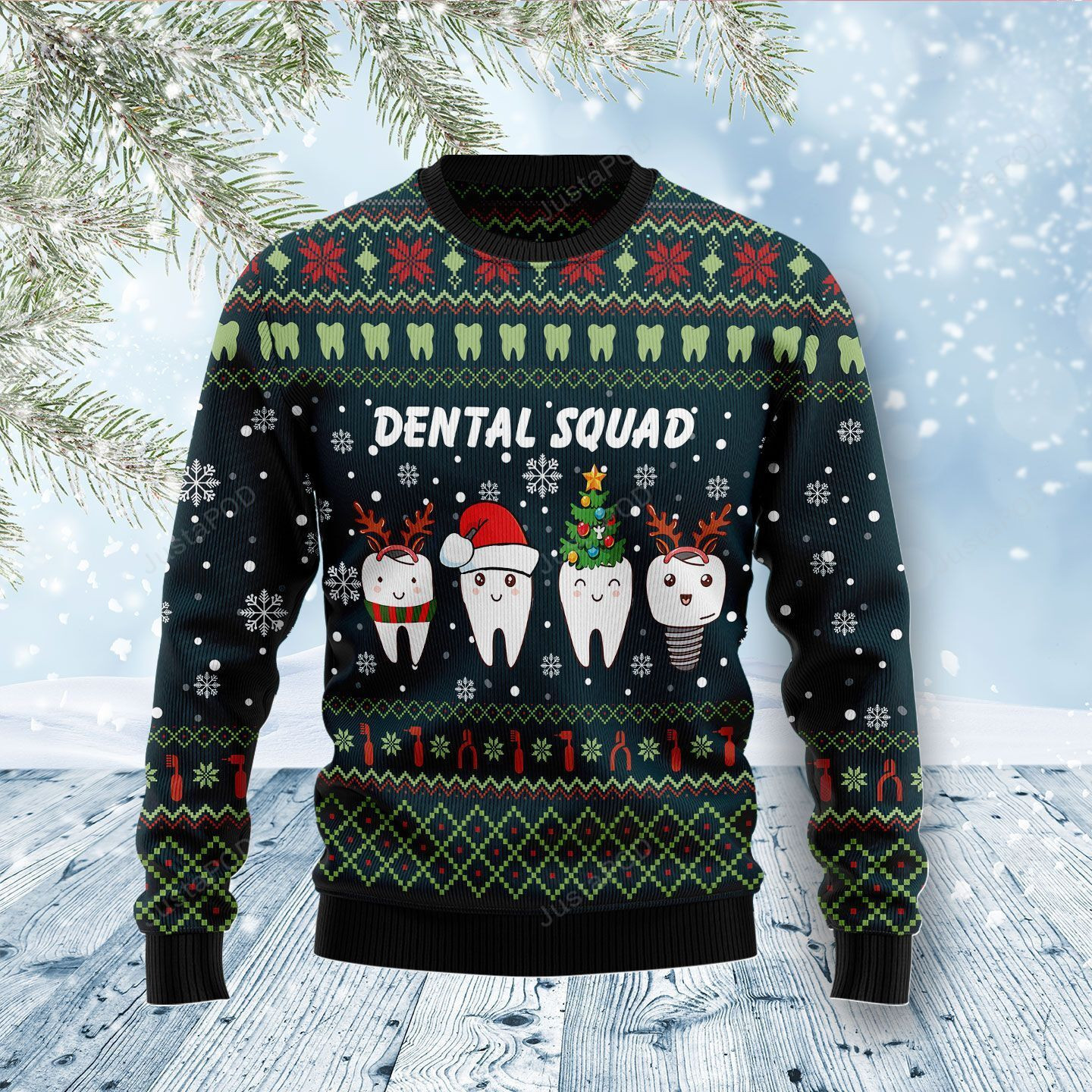 Dental Squad Ugly Christmas Sweater,