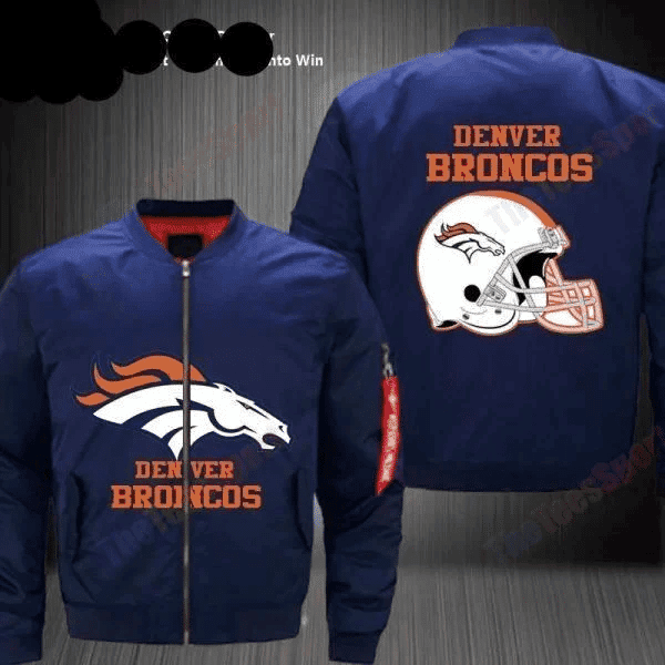 Denver Broncos Bomber Jacket | NFL Team Jacket for Men & Women | Football Fan Gift