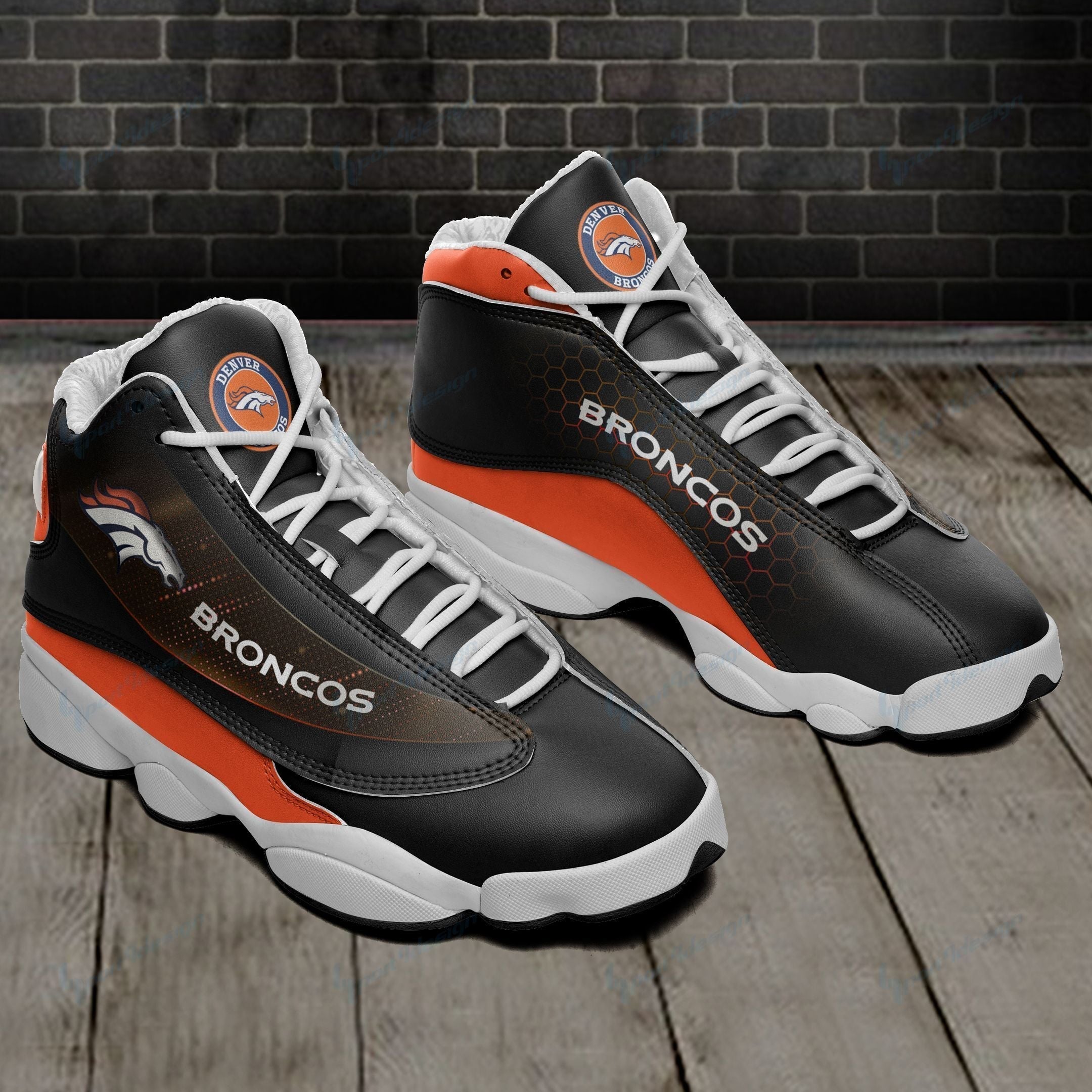Denver Broncos JD13 Sneakers Shoes for Men & Women | Custom Fan Gift