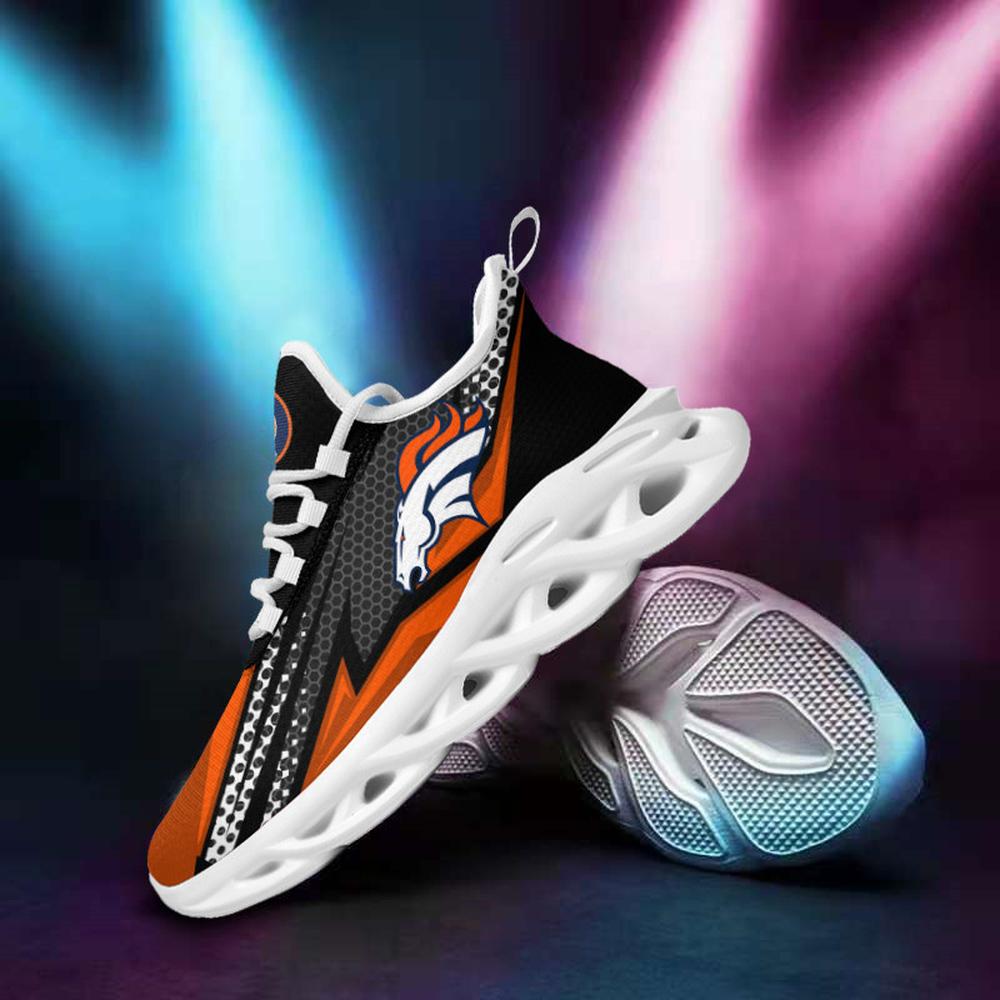 Denver Broncos Max Soul Shoes Sneakers for Men And Women – NFL Football Fan Shoes, Team Sneakers - Image 4