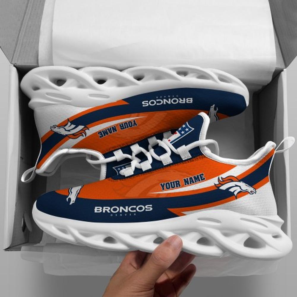 Denver Broncos Max Soul Shoes Sneakers for Men And Women – NFL Football Fan Shoes, Team Sneakers - Image 3