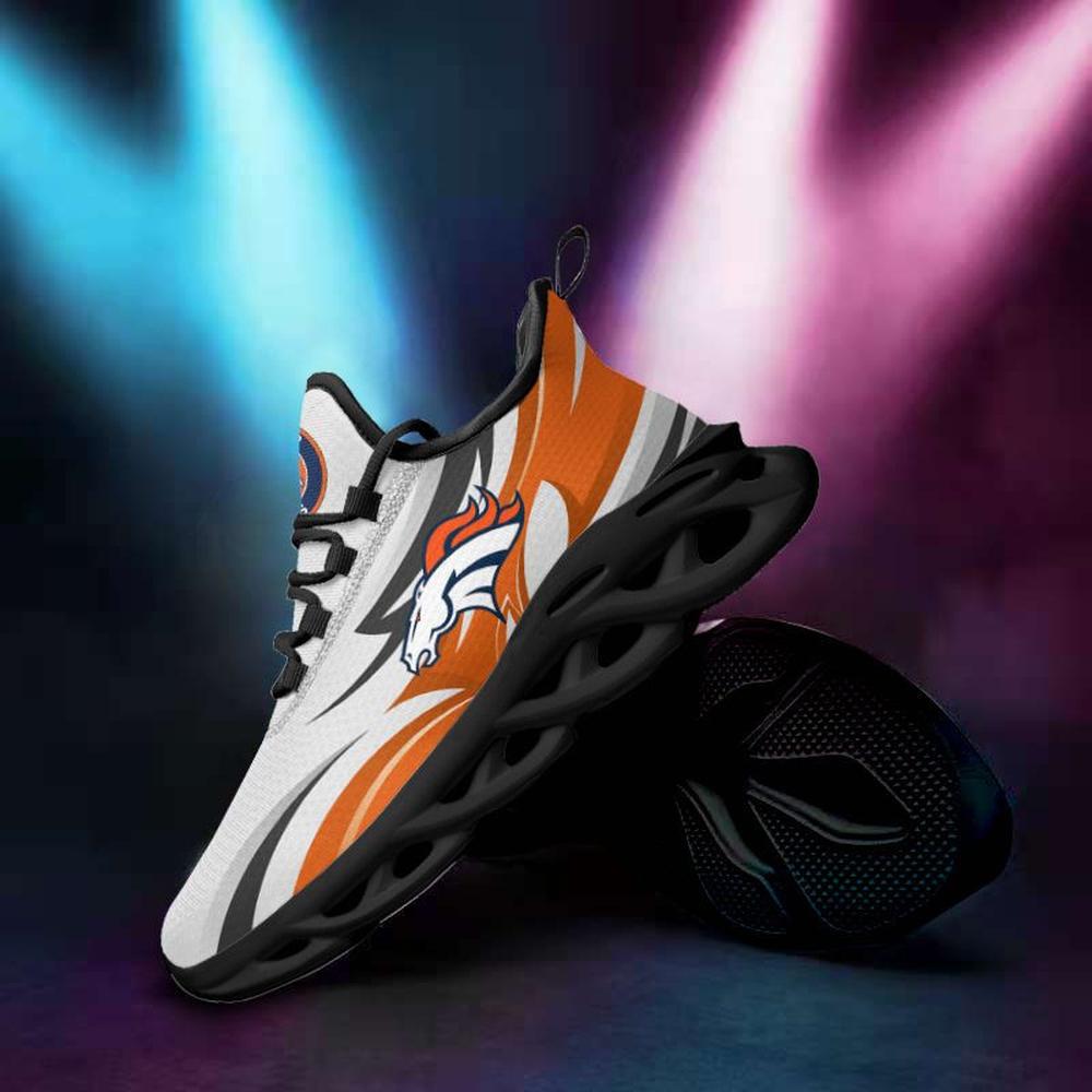 Denver Broncos Max Soul Shoes Sneakers for Men And Women – NFL Football Fan Shoes, Team Sneakers - Image 3