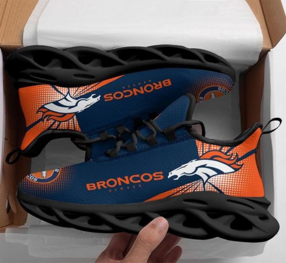 Denver Broncos Max Soul Shoes Sneakers for Men And Women – NFL Football Fan Shoes, Team Sneakers - Image 5