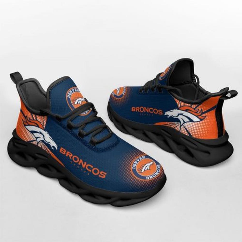 Denver Broncos Max Soul Shoes Sneakers for Men And Women – NFL Football Fan Shoes, Team Sneakers - Image 7