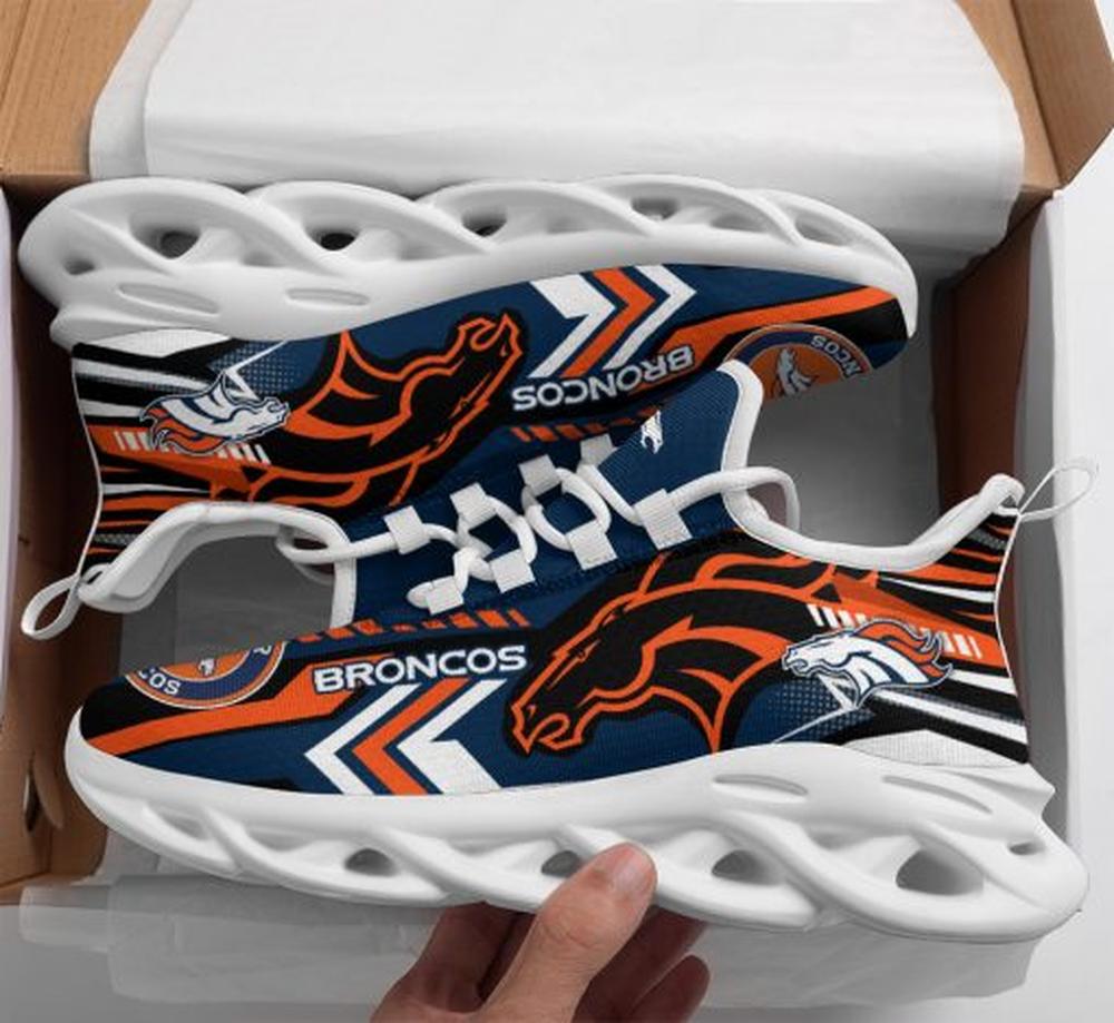 Denver Broncos Max Soul Shoes Sneakers for Men And Women – NFL Football Fan Shoes, Team Sneakers - Image 4