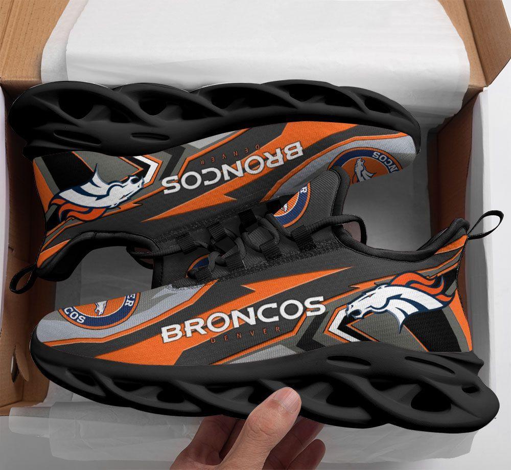 Denver Broncos Max Soul Shoes Sneakers for Men And Women – NFL Football Fan Shoes, Team Sneakers - Image 3