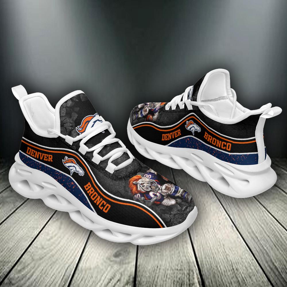 Denver Broncos Max Soul Shoes Sneakers for Men And Women – NFL Football Fan Shoes, Team Sneakers - Image 4