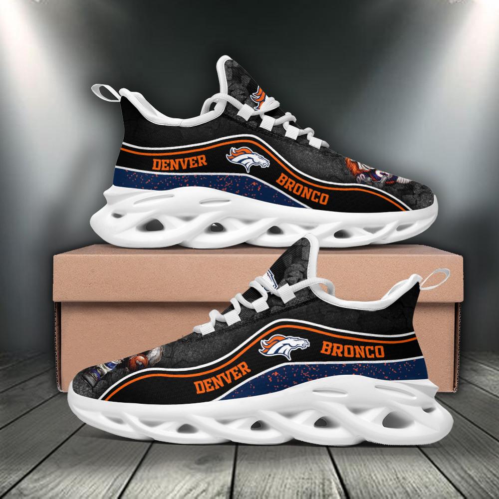 Denver Broncos Max Soul Shoes Sneakers for Men And Women – NFL Football Fan Shoes, Team Sneakers - Image 3