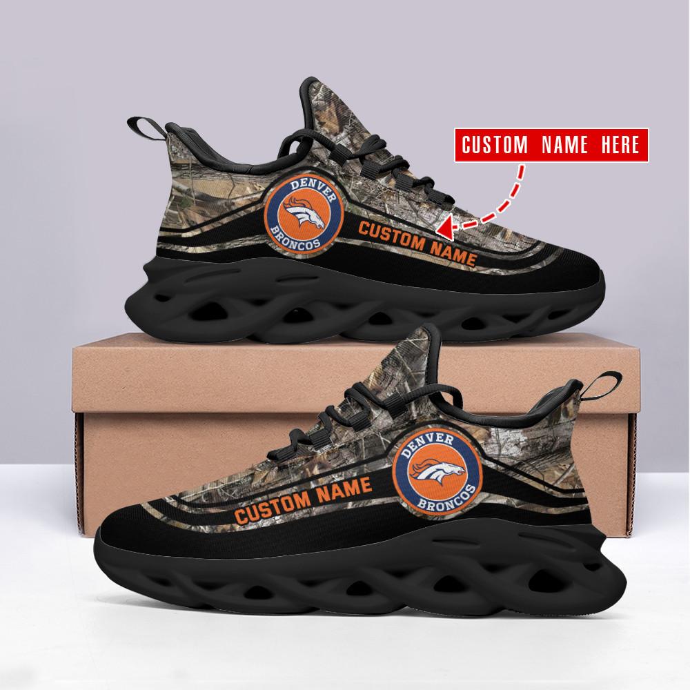 Denver Broncos Max Soul Shoes Sneakers for Men And Women – NFL Football Fan Shoes, Team Sneakers - Image 3