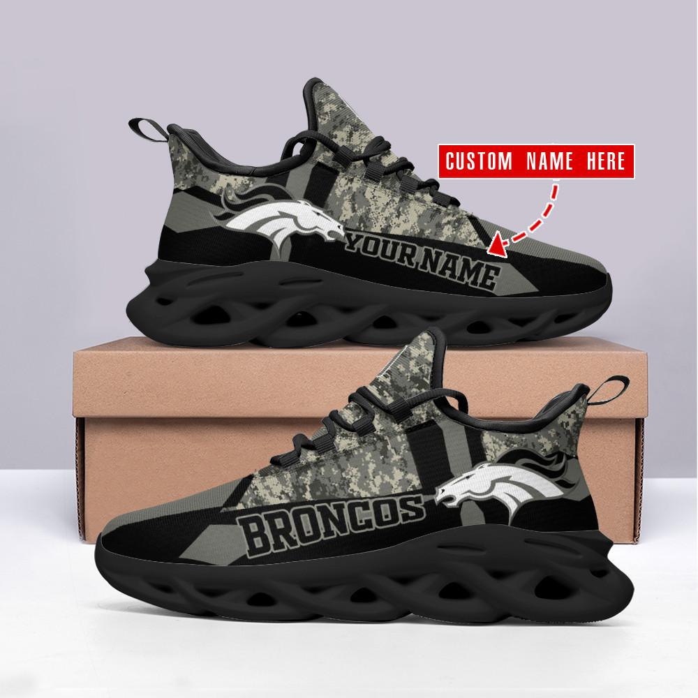 Denver Broncos Max Soul Shoes Sneakers for Men And Women – NFL Football Fan Shoes, Team Sneakers - Image 3