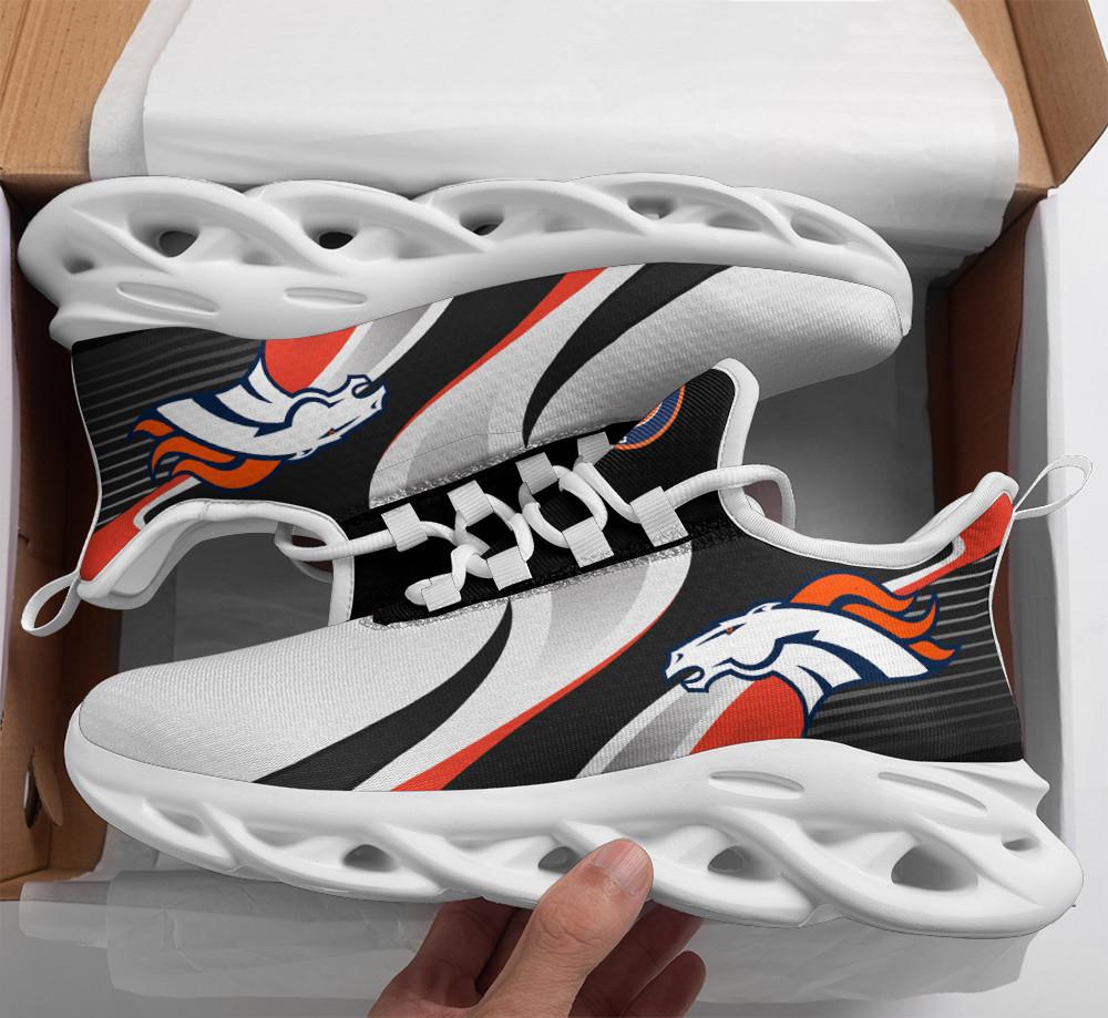 Denver Broncos Max Soul Shoes Sneakers for Men And Women – NFL Football Fan Shoes, Team Sneakers - Image 4