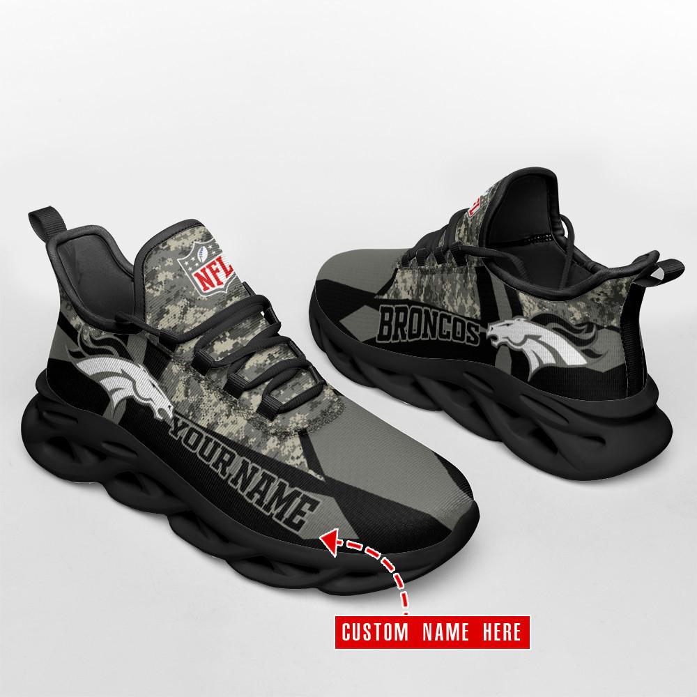 Denver Broncos Max Soul Shoes Sneakers for Men And Women – NFL Football Fan Shoes, Team Sneakers - Image 4