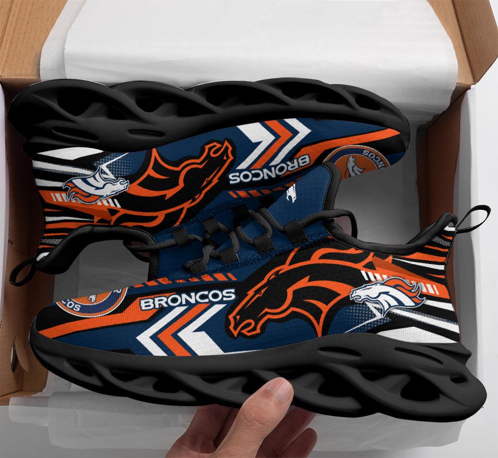 Denver Broncos Max Soul Shoes Sneakers for Men And Women – NFL Football Fan Shoes, Team Sneakers - Image 3