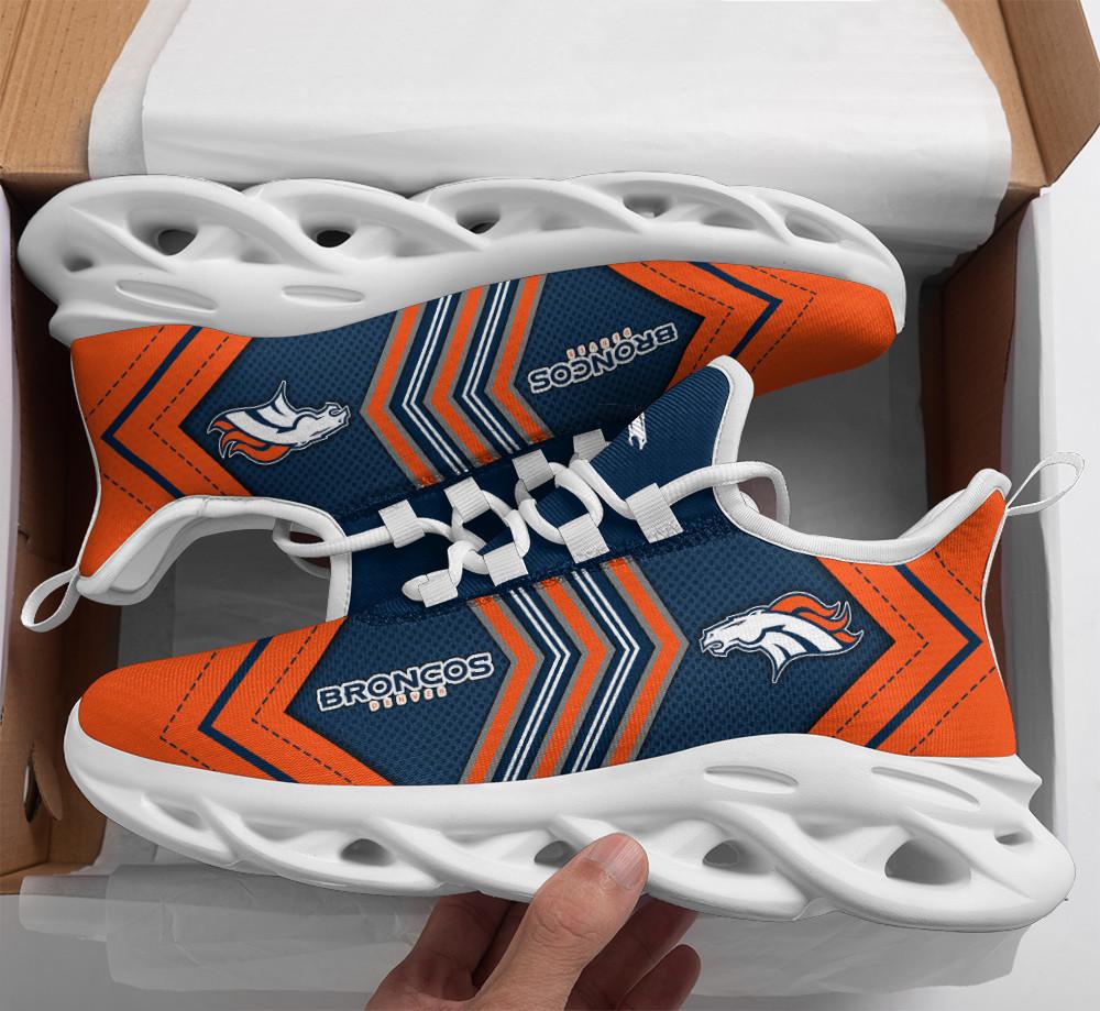 Denver Broncos Max Soul Shoes Sneakers for Men And Women – NFL Football Fan Shoes, Team Sneakers - Image 4