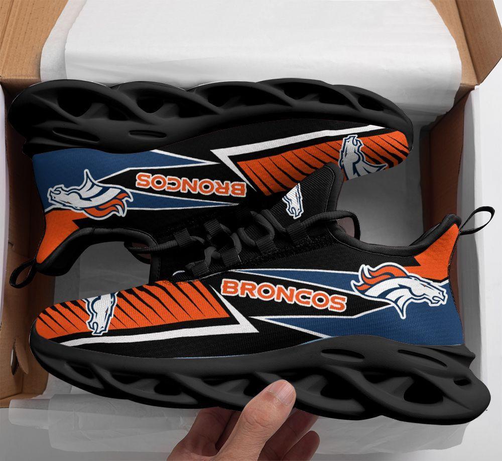 Denver Broncos Max Soul Shoes Sneakers for Men And Women – NFL Football Fan Shoes, Team Sneakers - Image 4