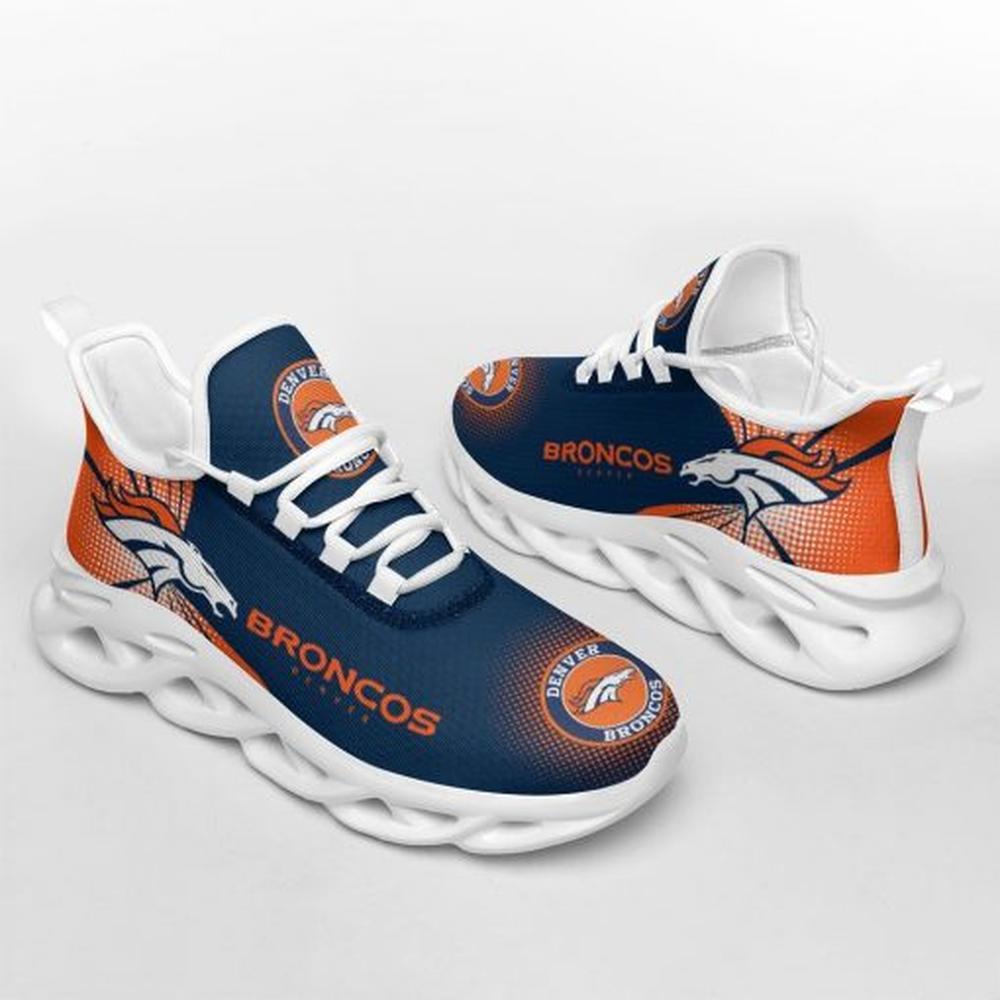 Denver Broncos Max Soul Shoes Sneakers for Men And Women – NFL Football Fan Shoes, Team Sneakers - Image 8
