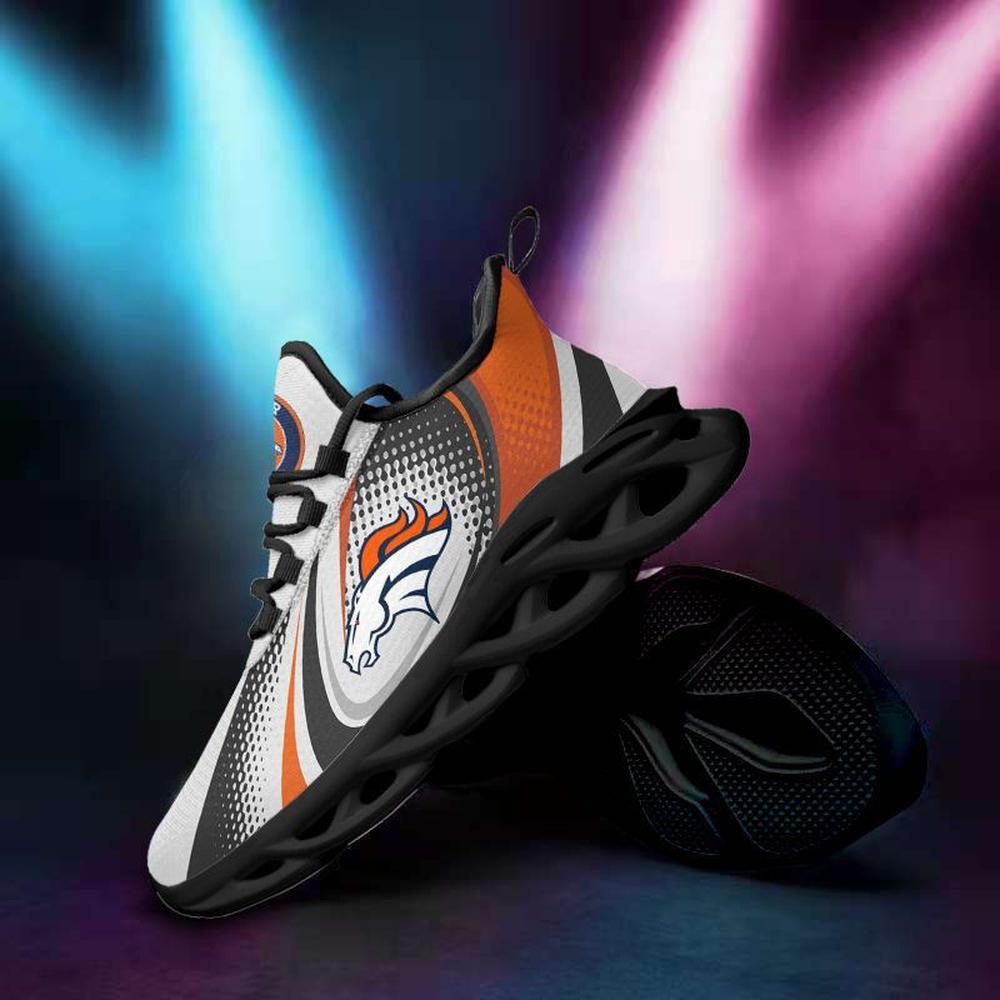Denver Broncos Max Soul Shoes Sneakers for Men And Women – NFL Football Fan Shoes, Team Sneakers - Image 4