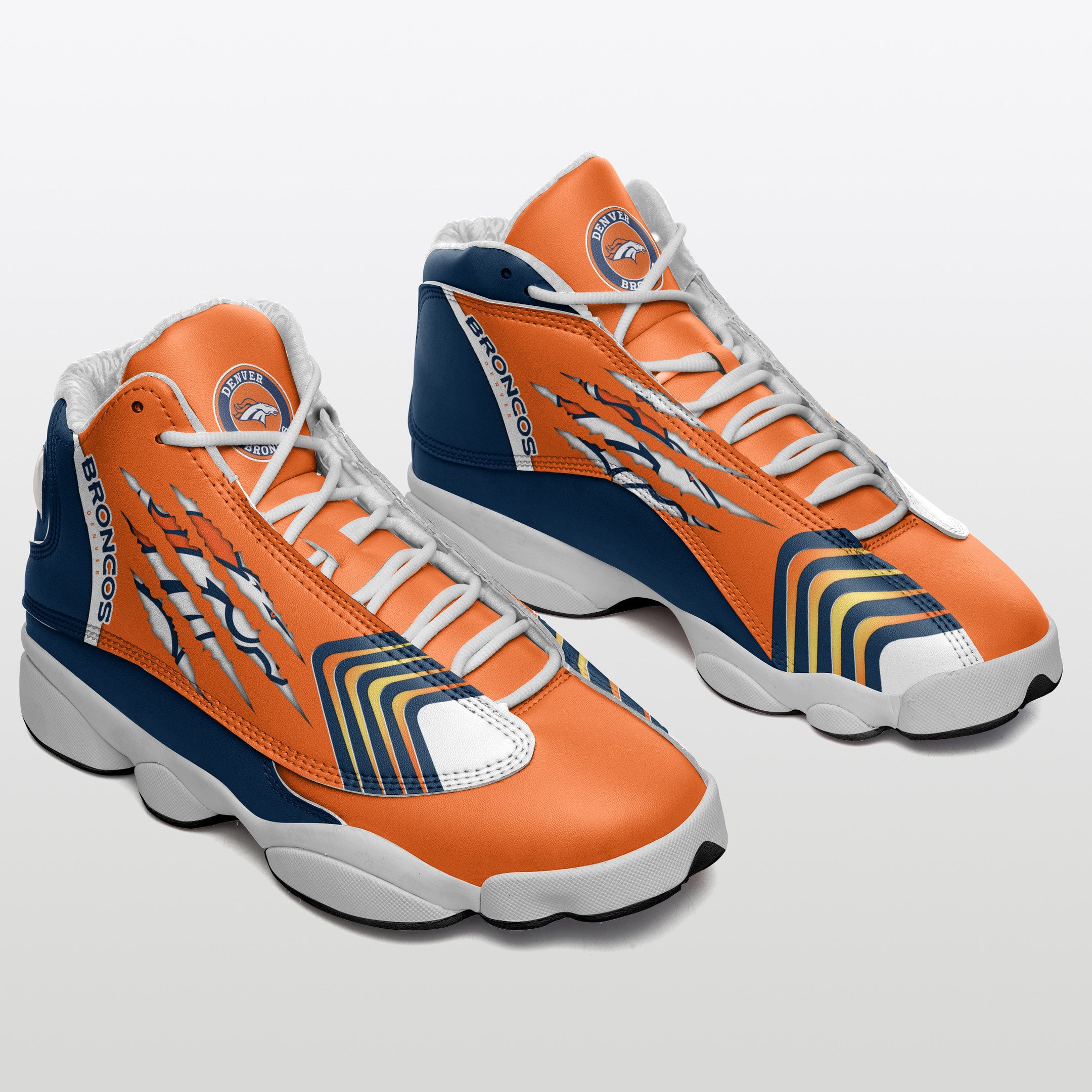 Denver Broncos NFL JD13 Sneakers Shoes for Men & Women | Custom Fan Gift
