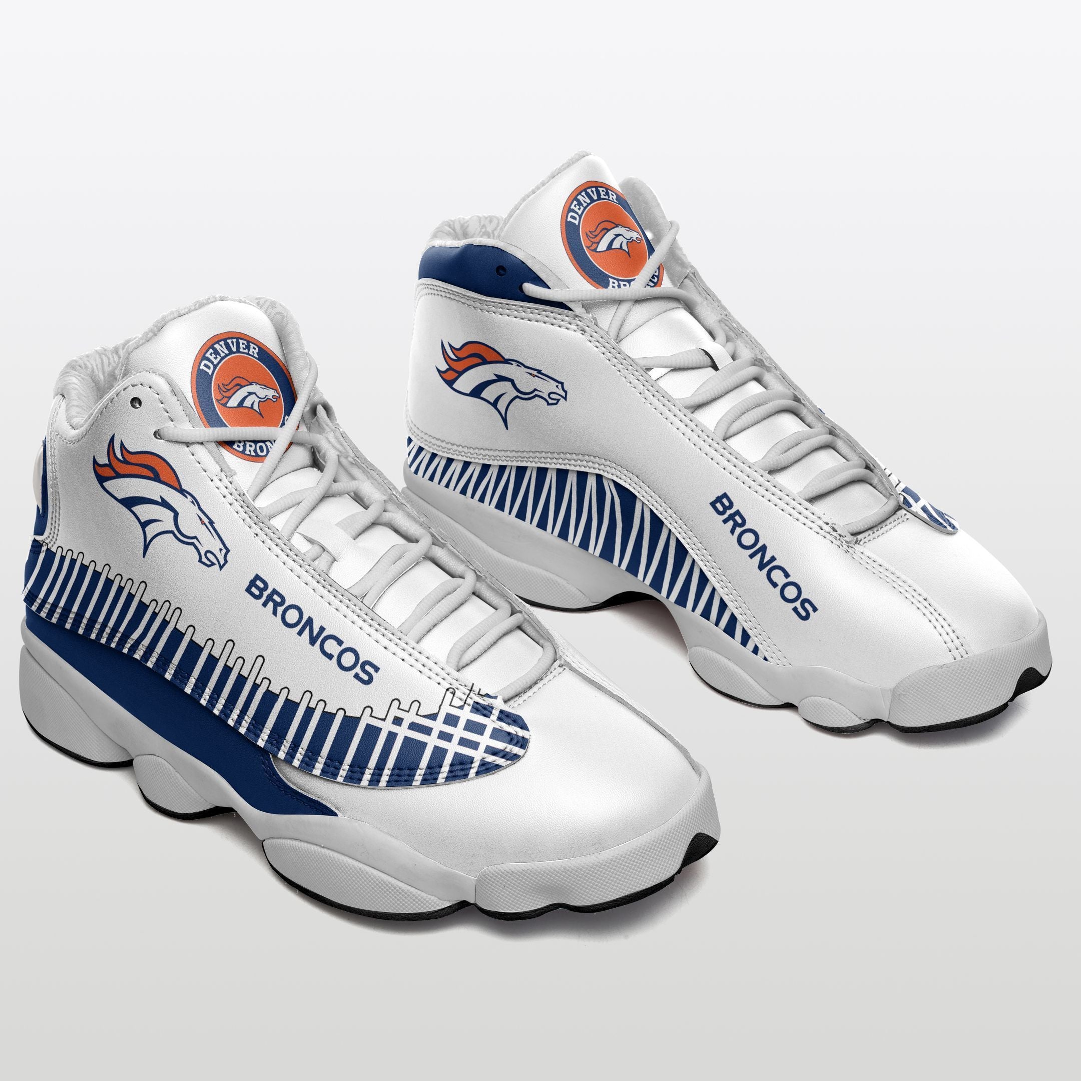 Denver Broncos NFL JD13 Sneakers Shoes for Men & Women | Custom Fan Gift