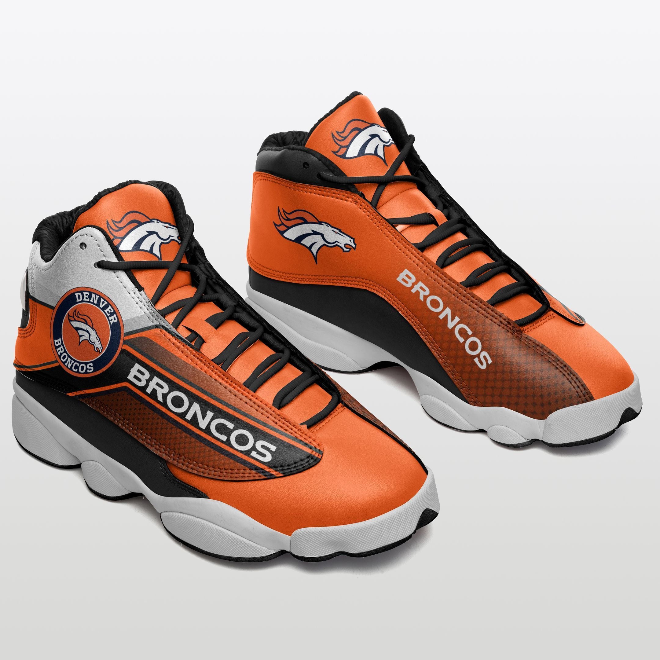 Denver Broncos NFL JD13 Sneakers Shoes for Men & Women | Custom Fan Gift