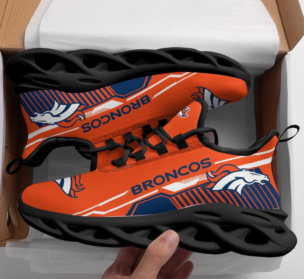 Denver Broncos NFL Max Soul Shoes Sneakers for Men And Women – NFL Football Fan Shoes, Team Sneakers - Image 4