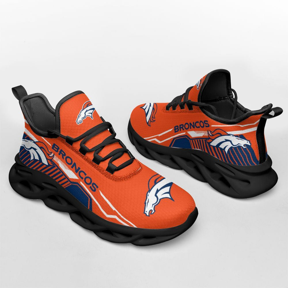 Denver Broncos NFL Max Soul Shoes Sneakers for Men And Women – NFL Football Fan Shoes, Team Sneakers - Image 3