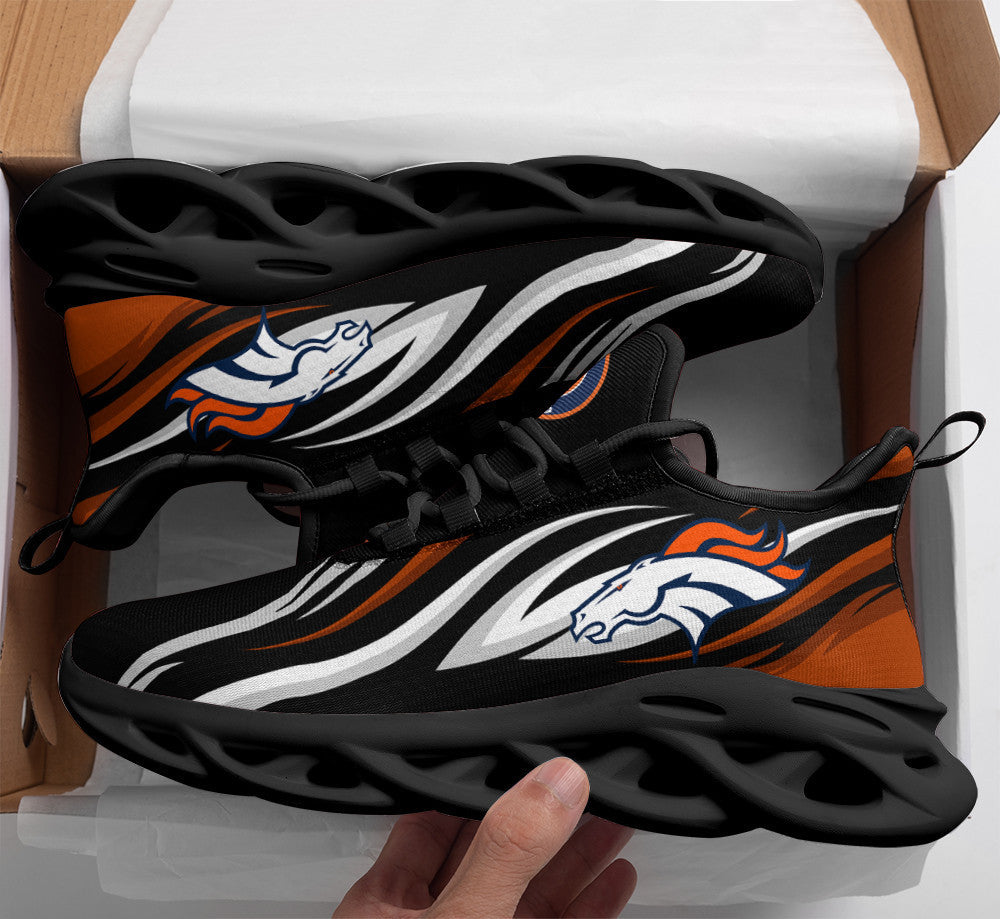 Denver Broncos NFL Max Soul Shoes Sneakers for Men And Women – NFL Football Fan Shoes, Team Sneakers - Image 4